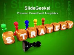 Cubes strategy communication powerpoint backgrounds and templates 0111