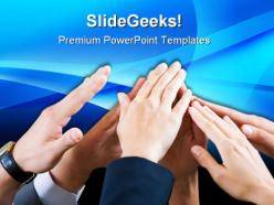 Friendship and support business powerpoint templates and powerpoint backgrounds 0711