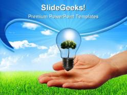 Green energy concept nature powerpoint templates and powerpoint backgrounds 0211