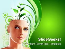 Green idea nature powerpoint templates and powerpoint backgrounds 0111