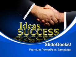 Handshake01 success powerpoint templates and powerpoint backgrounds 0711