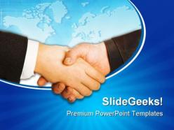 Handshake03 business powerpoint templates and powerpoint backgrounds 0611