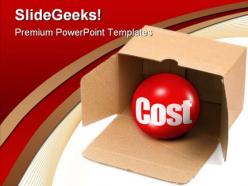 Hidden cost business marketing powerpoint backgrounds and templates 0111