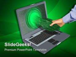 Internet business deal computer powerpoint templates and powerpoint backgrounds 0611