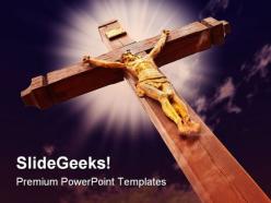 Jesus religion powerpoint backgrounds and templates 1210