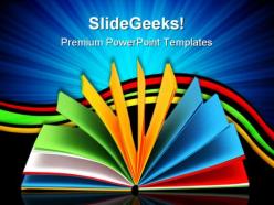 Notebook education powerpoint templates and powerpoint backgrounds 0511