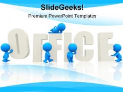 Office people business powerpoint background and template 1210