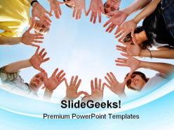 People altogether communication powerpoint templates and powerpoint backgrounds 0811