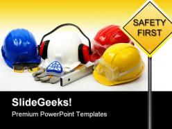 Safety concept construction powerpoint backgrounds and templates 1210