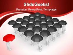 Stand out from crowd business powerpoint backgrounds and templates 1210