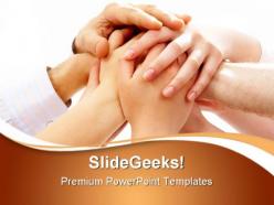 Unity handshake powerpoint templates and powerpoint backgrounds 0811