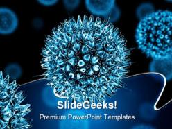 Virus science powerpoint templates and powerpoint backgrounds 0211