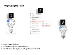 Qi gears with bulb business cloud computing diagram powerpoint template