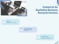 Qualitative Business Research Proposal Powerpoint Presentation Slides