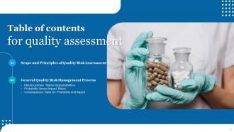 Quality Assessment Powerpoint Presentation Slides