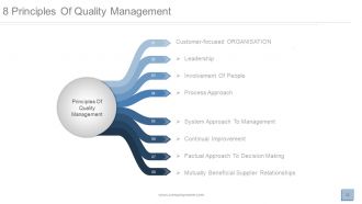 Quality management assurance focus and approach powerpoint presentation with slides