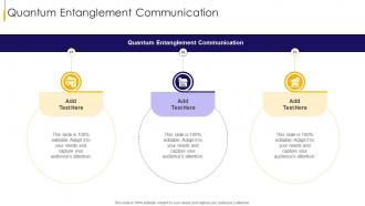 Quantum Entanglement Communication In Powerpoint And Google Slides Cpp