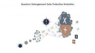 Quantum Entanglement Data Protection Illustration