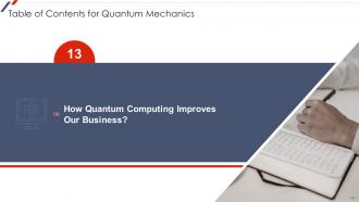 Quantum Mechanics Powerpoint Presentation Slides