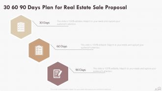 Real estate sale proposal powerpoint presentation slides