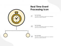 Real time event processing icon