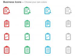 Report Check Checklist Growth Chart Analysis Ppt Icons Graphics