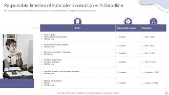 Responsible Timeline Powerpoint Ppt Template Bundles