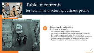 Retail Manufacturing Business Profile Powerpoint Presentation Slides Impressive Images