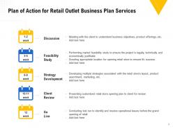 Retail Outlet Business Plan Proposal Powerpoint Presentation Slides