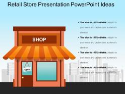 Retail store presentation powerpoint ideas