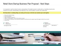 Retail store startup business plan proposal powerpoint presentation slides