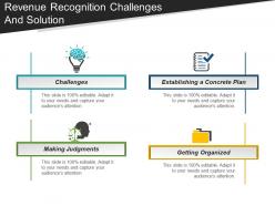 Revenue recognition challenges and solution powerpoint layout