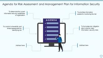 Risk Assessment And Management Plan For Information Security Powerpoint Presentation Slides