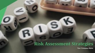 Risk Assessment Strategies Powerpoint Presentation Slides