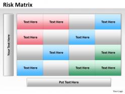 Risk matrix dummy