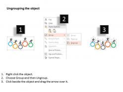 Rm peoples on gears teamwork strategy flat powerpoint design