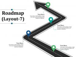 Roadmap ppt summary master slide