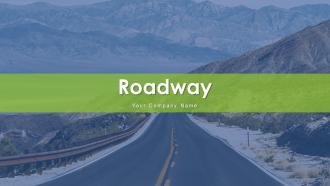 Roadway Powerpoint Ppt Template Bundles