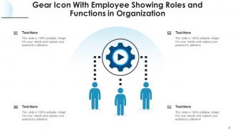 Roles And Function Departments Depicting Leadership Organization Resource Management