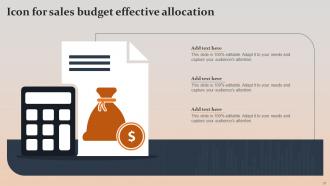 Sales Budget Powerpoint Ppt Template Bundles Editable Unique