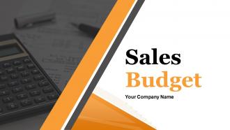 Sales Budget Powerpoint Presentation Slides