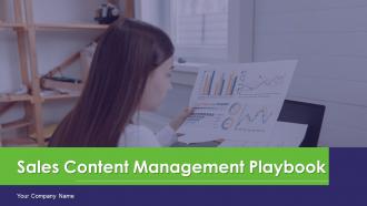 Sales Content Management Playbook Powerpoint Presentation Slides