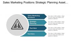 Sales marketing positions strategic planning asset wealth management cpb