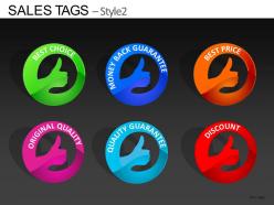 Sales tags style 2 powerpoint presentation slides db