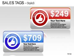 Sales tags style 3 powerpoint presentation slides