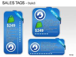 Sales tags style 3 powerpoint presentation slides