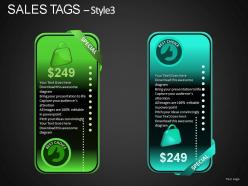 Sales tags style 3 powerpoint presentation slides