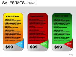 Sales tags style 3 powerpoint presentation slides