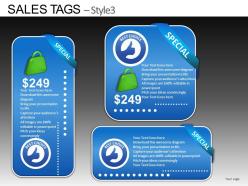 Sales tags style 3 powerpoint presentation slides db