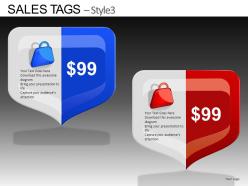 Sales tags style 3 powerpoint presentation slides db